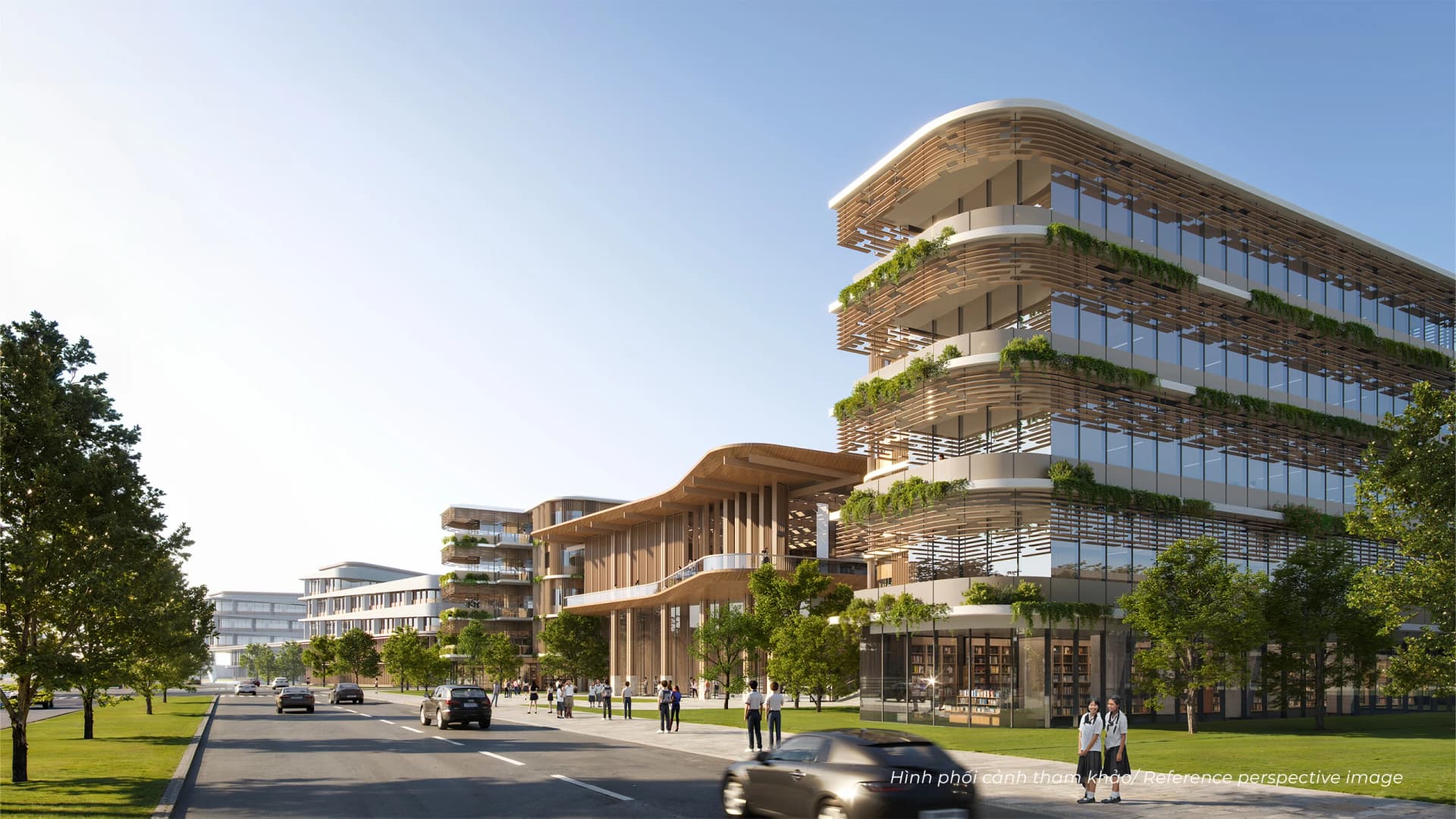 Trường học và tuyến dạo dành cho gia đình tại Hồng Hạc City
