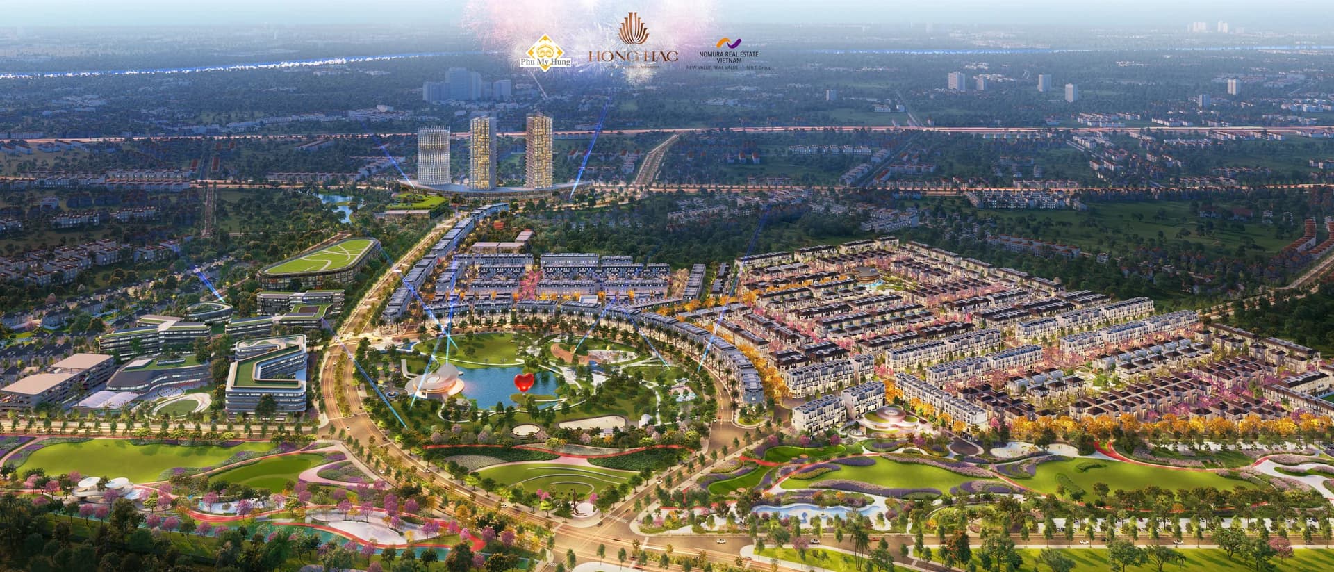 Toàn cảnh Hồng Hạc City trong lớp đọc tầm nhìn dài hạn