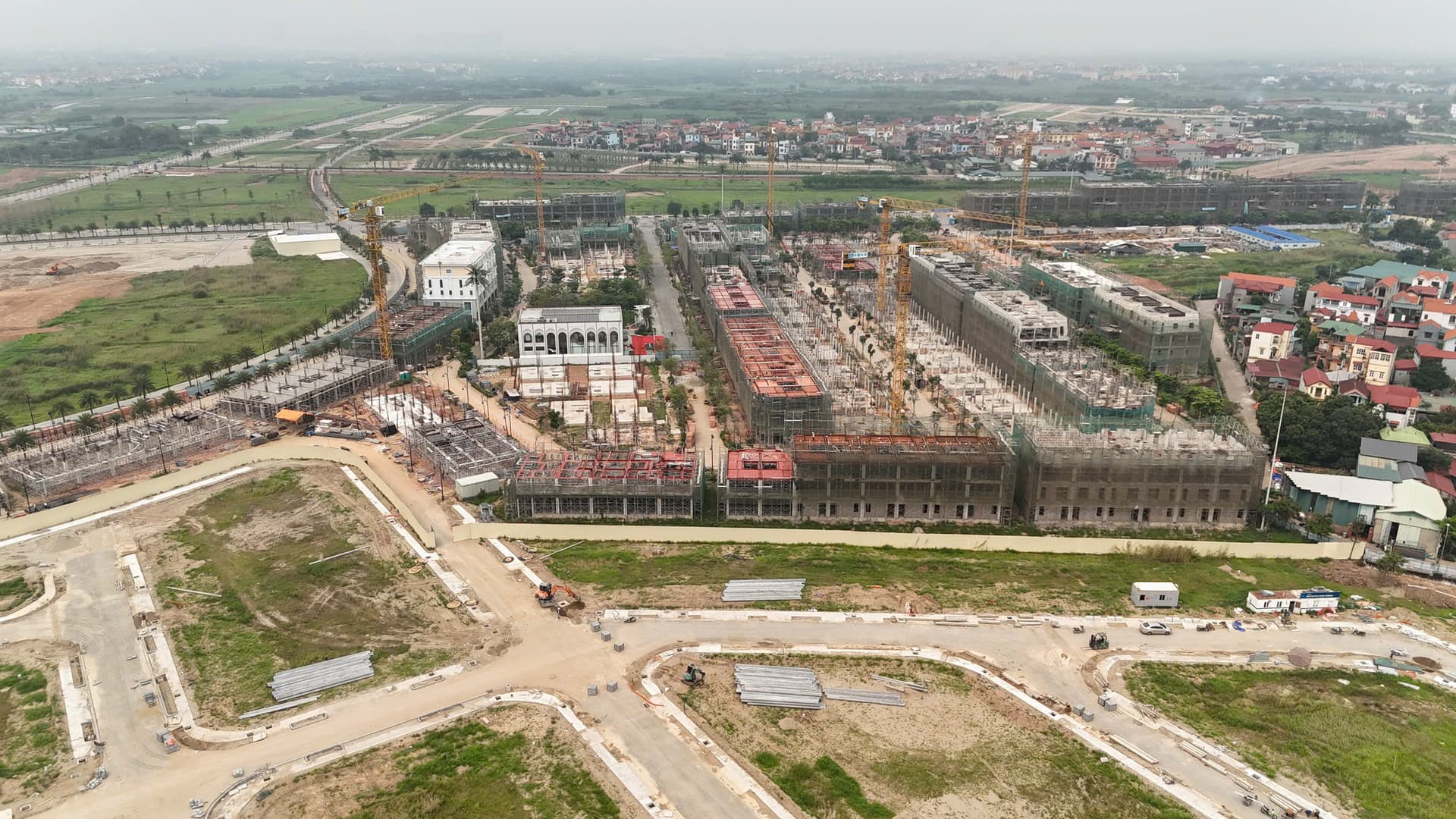 Tháng 05/2026 |Quy mô phân khu Hồng Phát nhìn từ trên cao | Nguồn: Flycam